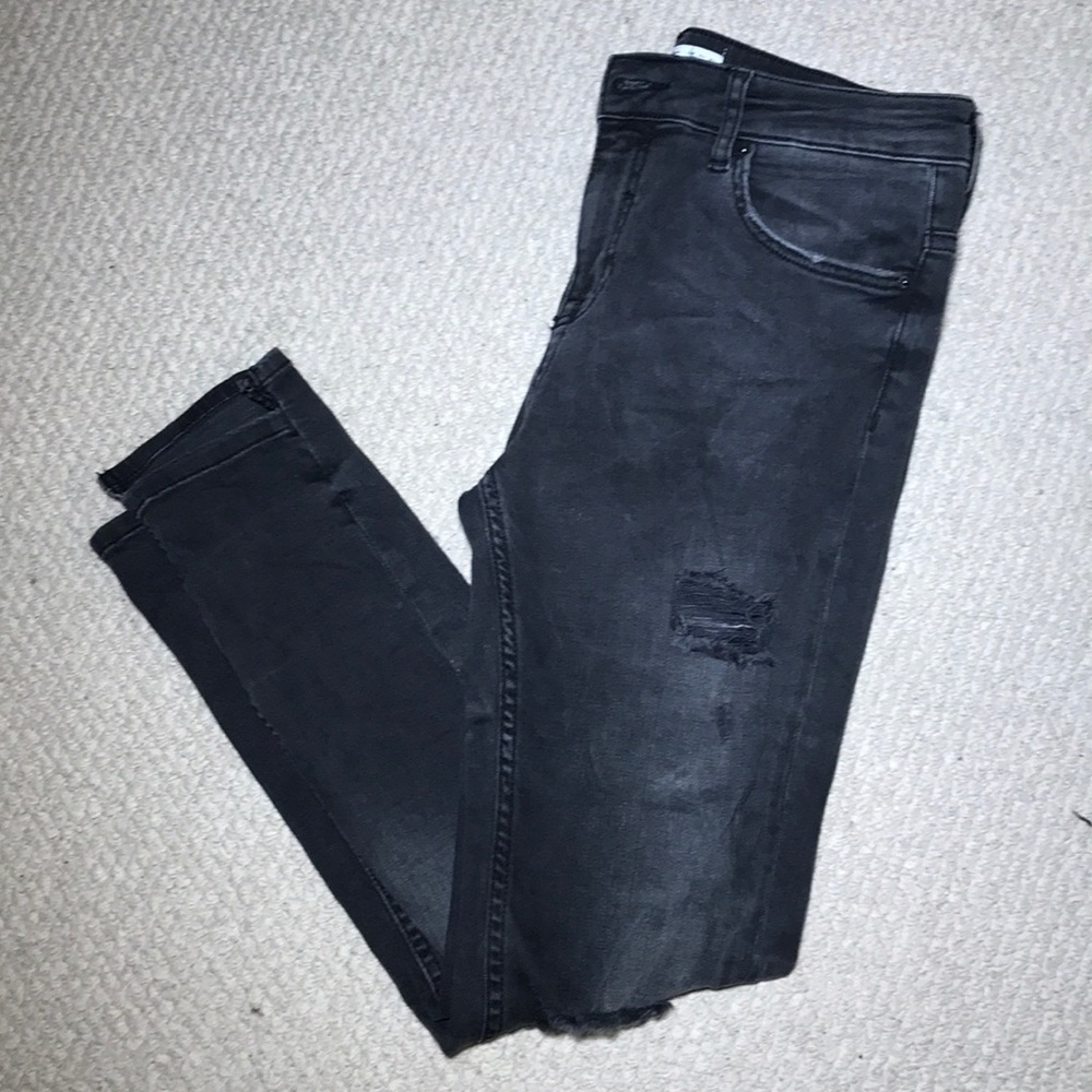 Zara distressed jeans